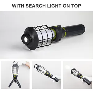 Trépied magnétique pliable en aluminium 1000 lumens, assemblage Rechargeable, lampe de travail, Portable, Ipx4, 360