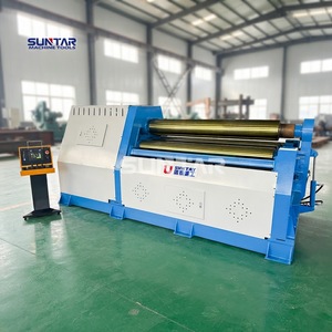 เครื่องรีดแผ่นโลหะ SUNTAY รุ่น W12 ซีรีส์ 4 ลูกกลิ้ง พร้อมระบบไฮดรอลิก ราคาเครื่องรีดแผ่นโลหะ - Product Image 1