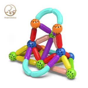 बच्चों के लिए फैक्टरी प्रत्यक्ष थोक रचनात्मक चुंबक और बॉल शैक्षिक DIY चुंबक बिल्डिंग ब्लॉक और बॉल खिलौने