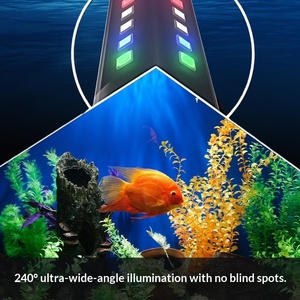 Iluminação <span class=keywords><strong>LED</strong></span> para Aquários à Venda por Atacado, Luz Submersível Ultra-brilhante e Econômica, Luz Tricolor à Prova d'Água - Product Image 4