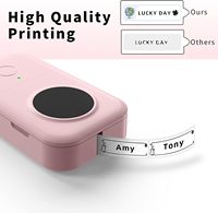 Printer Stiker Mini Phomemo D30, Pembuat Label Bluetooth Portabel untuk Usaha Kecil, Mesin Thermal Tanpa Tinta untuk Label Nama