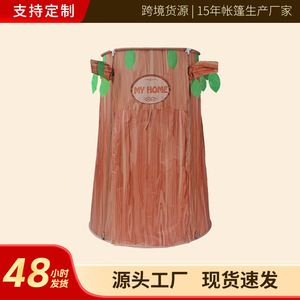 Casa de juegos de tela con forma de árbol de dibujos animados para niños de 2 a 4 años, juguete suave, unisex, para uso en interiores y exteriores - Product Image 5