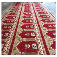Tapis de prière musulman Wilton de haute qualité 100% PP antidérapant pour mosquée