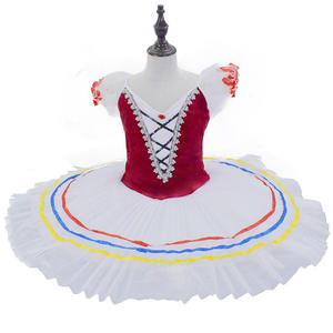 Tutús de Ballet profesional para niñas, púrpura, rosa, niños, Lago de los Cisnes, tutú, fiesta, trajes de baile de Ballet, vestido de bailarina para niñas - Product Image 6