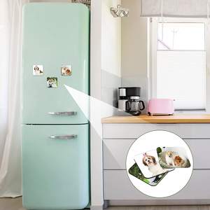 Magnete da <span class=keywords><strong>frigorifero</strong></span> in bianco 3x3 pollici, <span class=keywords><strong>magneti</strong></span> da frigo quadrati, <span class=keywords><strong>magneti</strong></span> <span class=keywords><strong>decorativi</strong></span> in bianco - Product Image 2