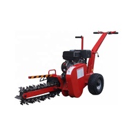 Commerciële Gebruik Heavy Duty Professionele 7 Hp/15 Hp Benzine Motor Aangedreven Kleine Trencher