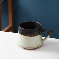 Vente chaude Rétro Simple Style 325 ml En Céramique Rugueux Petit Déjeuner Tasse Bureau À Domicile Après-Midi Thé Tasse À Café