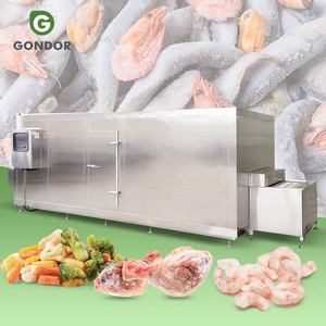 Congelador Industrial de Túnel Espiral IQF de Congelación Rápida, Equipo de Congelación por Ráfaga para Frutas y Pescado - Product Image 1