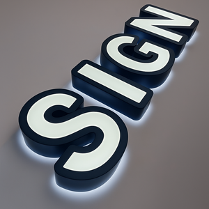 Custom 3d Led Lighting Outdoor Reclame Bord Bewegwijzering Voorlicht 3d Kanaal Letter <span class=keywords><strong>Sign</strong></span> - Product Image 4