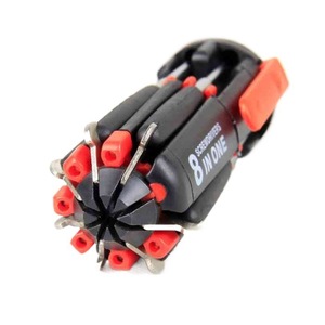 Jeu de tournevis multifonction 8 en 1 avec lumière LED, poignée en plastique isolée magnétique, outil de réparation automobile, utilisation portable en extérieur - Product Image 2
