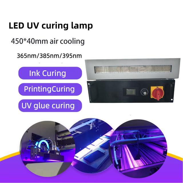China Factory Customized 1200W 45040 365nm 395nm Industry Light for UV Flatbed/Inkjet Printer UV Curing Machine