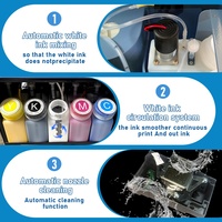 Imprimante à jet d'encre Colorsun White Toner L1800 R1390, Impresora A3 Dtf, rouleau à rouleau, film PET, imprimante pour t-shirts, machine d'impression