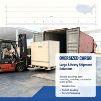 Cina ke AS DDP LCL+Trucking Kargo Berukuran Besar Bea Cukai Termasuk Pajak Door to Door ZS LOGISTICS Asuransi 6 Hari