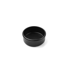 HENDI Juego de 3 Bandejas Negras para Servir, Diámetro 80 mm, Altura 30 mm, para Mantequilla o Salsas - Product Image 1