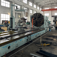 Torno CNC de Rodillos Shibaura Usado, de Alta Resistencia, Fabricado en Japón, Máquina de Torneado Horizontal Grande para Mecanizado de Ejes y Rodillos