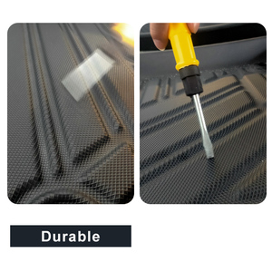 Tapis de sol de voiture en TPE 3D de luxe noir écologique, ensemble complet de 3 pièces, épaisseur 3,5 mm, pour Vezel/HR-V 2016-2021 - Product Image 5
