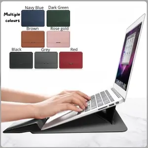 Custodia per Laptop custodia in pelle magneti custodia per Laptop con supporto/per Macbook Notebook
