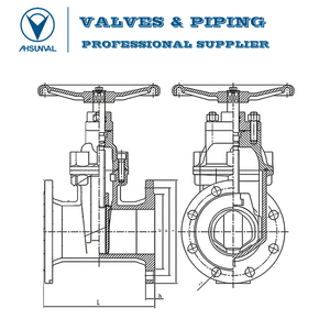 Valvola a saracinesca industriale a cuneo in ghisa sferoidale a stelo non saliente GGG50 PN10/16 DN50 da 2 pollici, personalizzata, a basso prezzo - Product Image 5