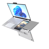 Nuovissimo Laptop Aziendale di Marca Popolare a Prezzo di Fabbrica N95 con Doppio Schermo da 15,6" + 7" Win 11 Intel DDR4 16 GB 1 TB SSD