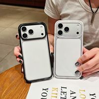 Coque de téléphone transparente de luxe personnalisée avec logo, antichoc, compatible avec la charge sans fil, pour iPhone 17 Pro Max