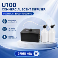 Diffuseur d'arômes électrique sans eau à deux fluides 5L, double réservoir, mural, pour HVAC, machine commerciale, contrôle par application et minuterie