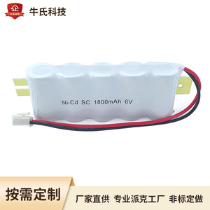 Batería recargable NiCd SC 1800mAh 6V para luz solar - Product Image 2