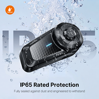Casque de moto Fodsports FX-S C Bluetooth 5.4, étanche IP65, haut-parleur stéréo, accessoire universel pour casque de moto
