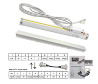 Capteur d'échelle linéaire en verre Ditron, résolution 1µm/5µm, taille standard, encodeur optique IP55, règle optique pour tour et fraiseuse