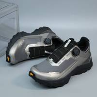 Chaussures de randonnée à bouton rotatif rapide, gris argenté, tige en tissu Ripstop, semelle intermédiaire en EVA, semelle extérieure en caoutchouc, antidérapantes, imperméables, tout-terrain