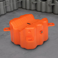 Pontons flottants modulaires en polyéthylène en forme de V pour bateaux, fournis par l'usine
