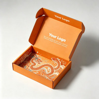 Cajas de Envío de Papel Kraft con Logotipo Personalizado Impreso con Tinta de Soya, Caja de Cartón Corrugado de Alta Calidad, Caja de Cartón Mate para Regalos