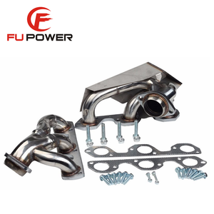 Shorty Steel Ceramic Exhaust Headers for <strong>Ford</strong> <strong>Mustang</strong> <strong>3.8</strong> 3.9L V6 Pair - Product Image 2