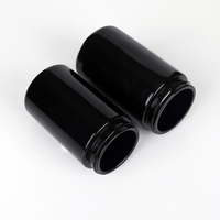 Pot en verre ultra violet foncé avec bouchon à vis, 3,5 g, 7 g, 10 g, 14 g, 28 g, 50 ml, 150 ml, 200 ml, 250 ml, 300 ml, 500 ml, 1 L, 100 ml