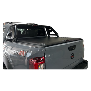 <span class=keywords><strong>2016</strong></span> + Nissan Navara Pickup Couvercle de volet roulant manuel Anti-poussière Anti-vol Tonneau dur Fonction de verrouillage en aluminium robuste - Product Image 1