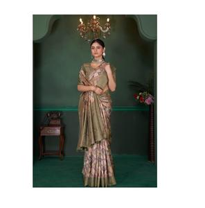 Exportateur indien de meilleure qualité Saree en soie douce pour mariage et fête Saree indien disponible à des prix de gros - Product Image 1