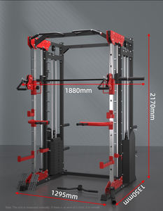 <span class=keywords><strong>Smith</strong></span> rumah mesin besi kebugaran multifungsi pelatih multifungsi dengan bantalan beban 600KG dan garansi 2 tahun - Product Image 3