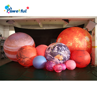 Ballons LED Planètes Modèle du système solaire gonflable Soleil Jupiter Saturne Mars Vénus Décorations de fête