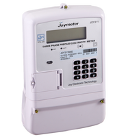 Meter Token Prabayar Tiga Fasa Empat Kawat STS Dengan Keypad 3P Meter Energi kWh Prabayar