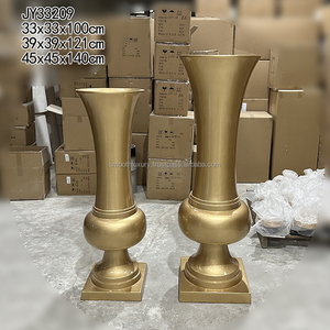 Mịn đám cưới Bảng trang trí trumpet Flower <span class=keywords><strong>Vase</strong></span> centerpieces hoa màu đen hiển thị đứng cho đám cưới - Product Image 5