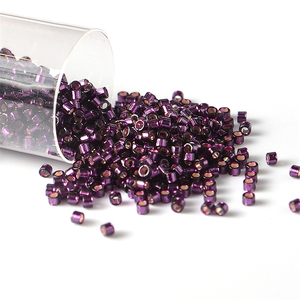 <span class=keywords><strong>Perles</strong></span> de rocaille en verre Miyuki Delica japonaises couleur argentée 11/0 <span class=keywords><strong>pour</strong></span> broderie, travaux manuels et fabrication de bijoux - Product Image 5