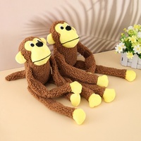 Jouet interactif pour chien, peluche réaliste singe à longues jambes, jouet à mâcher pour animaux de compagnie, poupée de jeu, jouets pour chiens, fournitures pour animaux de compagnie