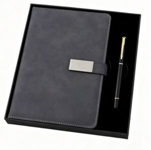 New High Quality Manufacturer <b>A5</b> <b>Notebook</b> With Pen for Man Custom Logo Business <b>Notebook</b> and Pen Gift Set - Product Image 5