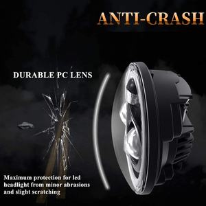 Morsun ไฟหน้า LED สำหรับ Triumph <span class=keywords><strong>Roadster</strong></span> 5.75 ", ไฟหน้า LED DRL Angel Eyes for <span class=keywords><strong>Harley</strong></span> Road King Glide 5-3/4 - Product Image 6