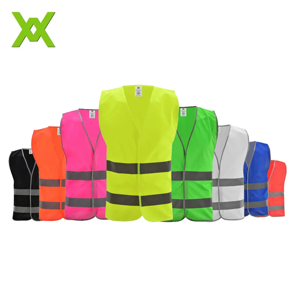 Wanxiao hi vis airport bike reflective security vest reflective for bicycle