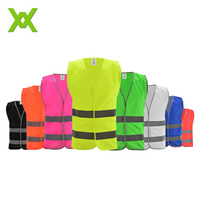 Wanxiao Hi Vis Xe Đạp Sân Bay Phản Quang An Ninh Vest Phản Quang Cho Xe Đạp