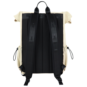 Mochila Oxford Impermeable Unisex con Cierre de Cremallera y Parches para Uso Diario, Color Caqui, Marca LOXY - Product Image 4