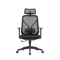 Bas prix vente en gros attente ordinateur directeur noir tissu pivotant travail ergonomique maille dossier haut chaise de bureau