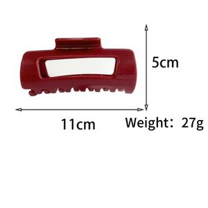 Nouvelle pince requin en silicone souple de haute qualité, grande pince à cheveux pour femmes aux cheveux épais, accessoires capillaires - Product Image 3