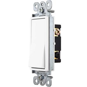 15A White <strong>Light</strong> <strong>Switches</strong> <strong>Single</strong> Pole Electrical Wall <strong>Switch</strong> - Product Image 2