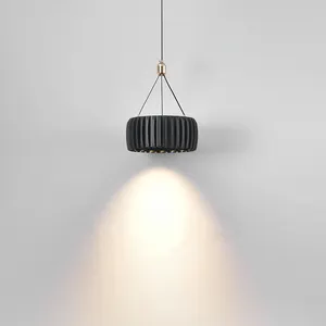 Basit modern yatak odası başucu avize minimalist sanayi tarzı net kırmızı bar yaratıcı kişilik kolye tel lambası